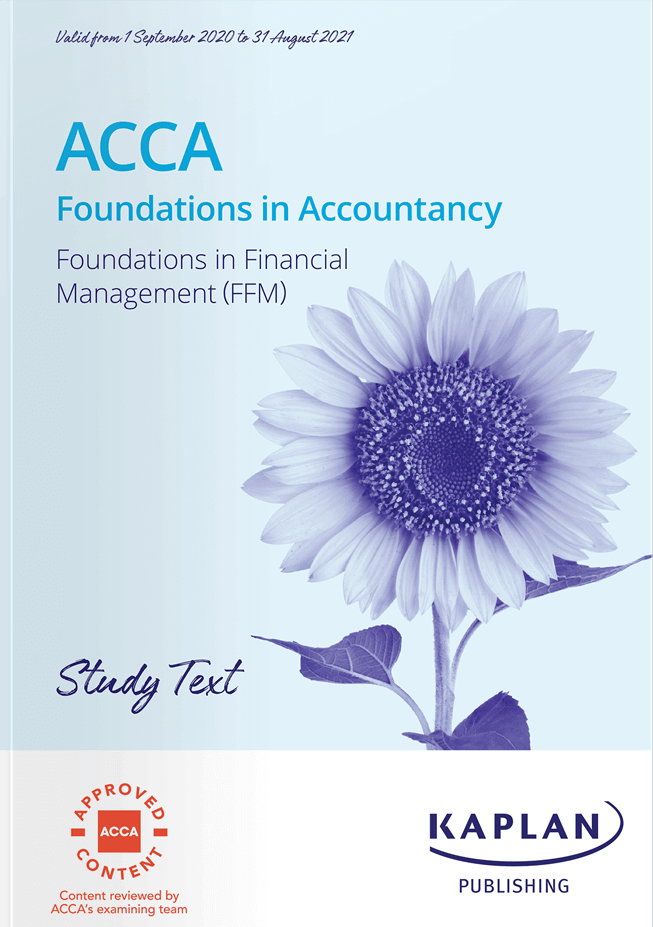 Acca Fia Foundations In Financial Management Ffm Pms Kaplan Bookstore