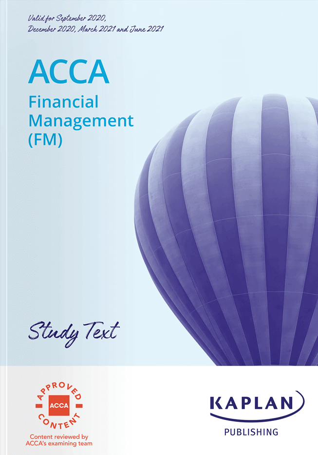 Acca F9 Financial Management Fm Pms Kaplan Bookstore