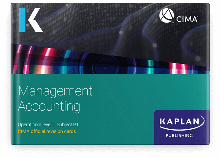 CIMA Management Accounting (P1) Revision Cards 2024 - PMS Kaplan BookStore